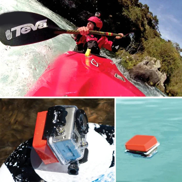 Éponge flottante PULUZ avec autocollant pour GoPro, Insta360, DJI et autres caméras d'action, éponge avec autocollant