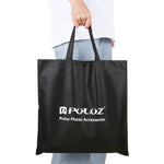 Sac à main de transport PULUZ avec trépied, sac de lestage et lampe torche, dimensions : 46 cm x 46 cm.