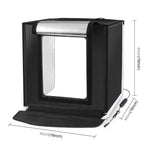 PULUZ Tente de Studio Photo Pliable Portable 40cm avec Lumière Blanche Dimmable, Kit de Boîte de Prise de Vue avec 6 Couleurs de Fonds (Noir, Orange, Blanc, Rouge, Vert, Bleu), Boîte de 40cm (US), Boîte de 40cm (UK), Boîte de 40cm (EU), Boîte de 40cm (AU)
