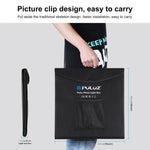 PULUZ Tente de Studio Photo Pliable Portable 40cm avec Lumière Blanche Dimmable, Kit de Boîte de Prise de Vue avec 6 Couleurs de Fonds (Noir, Orange, Blanc, Rouge, Vert, Bleu), Boîte de 40cm (US), Boîte de 40cm (UK), Boîte de 40cm (EU), Boîte de 40cm (AU)