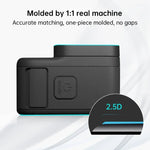PULUZ pour GoPro HERO12 Black /11 Black /10 Black /9 Black (objectif + écran LCD) - Film de protection en verre trempé 9H 2.5D, compatible avec GoPro HERO9 Black