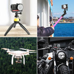 Boîtier de protection PULUZ en alliage d'aluminium avec emplacement pour griffe flash et adaptateur pour trépied pour Insta360 One R, pour boîtier de cadre Insta 360 One R (B), pour boîtier de cadre Insta 360 One R (R)