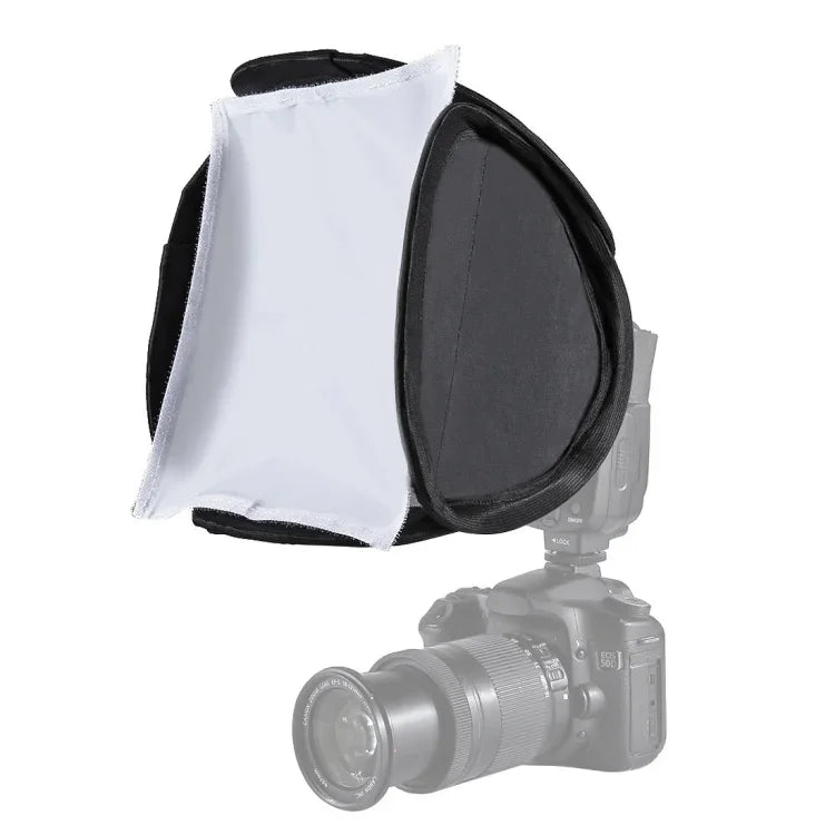 PULUZ Diffuseur de lumière souple pliable pour flash, dimensions : 23 cm x 23 cm, boîte à lumière de 23 cm