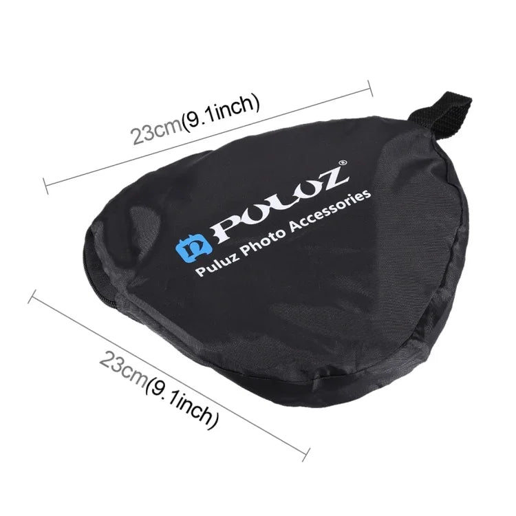 PULUZ Diffuseur de lumière souple pliable pour flash, dimensions : 23 cm x 23 cm, boîte à lumière de 23 cm