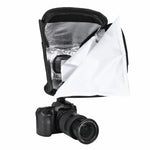 PULUZ Diffuseur de lumière souple pliable pour flash, dimensions : 23 cm x 23 cm, boîte à lumière de 23 cm