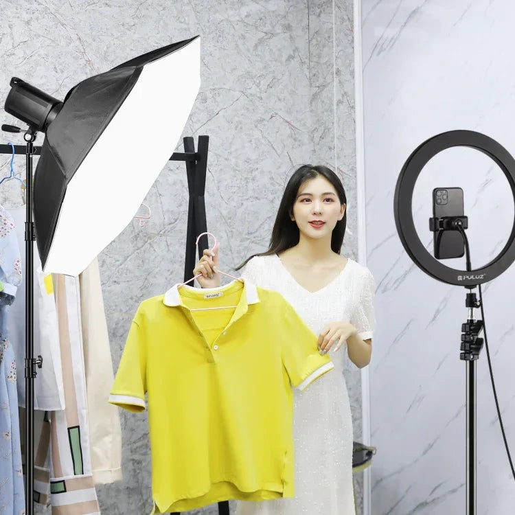 PULUZ Softbox octogonal parabolique 95cm pour flash Speedlite, diffuseur avec monture Bowens, 95cm Octangle