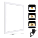PULUZ 1000LM LED Acrylique Sans Polarité Dimming Sans Ombre avec Interrupteur pour Boîte de Studio Photo 40cm, Lumière (US), Lumière (UK), Lumière (EU)