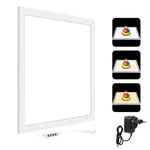 PULUZ 1000LM LED Acrylique Sans Polarité Dimming Sans Ombre avec Interrupteur pour Boîte de Studio Photo 40cm, Lumière (US), Lumière (UK), Lumière (EU)