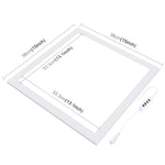 PULUZ 1000LM LED Acrylique Sans Polarité Dimming Sans Ombre avec Interrupteur pour Boîte de Studio Photo 40cm, Lumière (US), Lumière (UK), Lumière (EU)