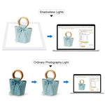 PULUZ 1000LM LED Acrylique Sans Polarité Dimming Sans Ombre avec Interrupteur pour Boîte de Studio Photo 40cm, Lumière (US), Lumière (UK), Lumière (EU)