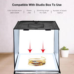 PULUZ 1000LM LED Acrylique Sans Polarité Dimming Sans Ombre avec Interrupteur pour Boîte de Studio Photo 40cm, Lumière (US), Lumière (UK), Lumière (EU)