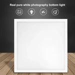 PULUZ 1000LM LED Acrylique Sans Polarité Dimming Sans Ombre avec Interrupteur pour Boîte de Studio Photo 40cm, Lumière (US), Lumière (UK), Lumière (EU)