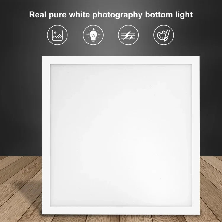PULUZ 1000LM LED Acrylique Sans Polarité Dimming Sans Ombre avec Interrupteur pour Boîte de Studio Photo 40cm, Lumière (US), Lumière (UK), Lumière (EU)