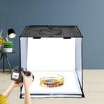 PULUZ 1000LM LED Acrylique Sans Polarité Dimming Sans Ombre avec Interrupteur pour Boîte de Studio Photo 40cm, Lumière (US), Lumière (UK), Lumière (EU)
