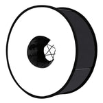 PULUZ 45cm Rond Style Macro et Portrait Softbox SpeedLite Flash Lumière Diffuseur Pliable, 45cm Rond