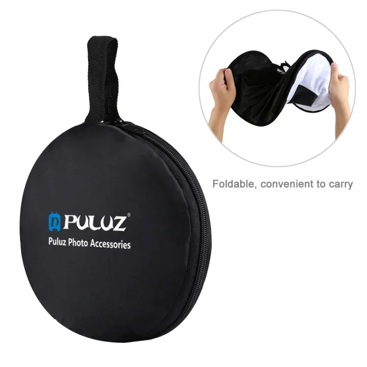 PULUZ 45cm Rond Style Macro et Portrait Softbox SpeedLite Flash Lumière Diffuseur Pliable, 45cm Rond