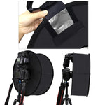 PULUZ 45cm Rond Style Macro et Portrait Softbox SpeedLite Flash Lumière Diffuseur Pliable, 45cm Rond