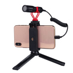 PULUZ Câble adaptateur audio microphone live 3,5mm TRRS mâle vers 8 broches mâle, câble à ressort pour iPhone, extension jusqu'à 100cm, 3,5mm mâle vers 8 broches