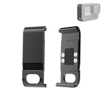 Cache latéral de batterie PULUZ en métal pour GoPro HERO13 Black /12 Black /11 Black /10 Black /9 Black, cache latéral en métal et plastique