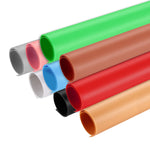 Kits de papier PVC pour fond de photographie PULUZ pour boîte de tente de studio, taille: 121cm x 58cm, toile de fond 60cm (bleue), toile de fond 60cm (rouge), toile de fond 60cm (B)