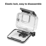 Boîtier étanche PULUZ 60 m avec boucle, fixation basique et vis pour GoPro HERO13 Black /12 Black /11 Black /10 Black /9 Black, et pour GoPro HERO9 Black.