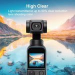 Protection d'objectif en verre trempé HD 2.5D PULUZ 9H + film protecteur d'écran pour DJI OSMO Pocket 2