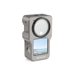 Cage PULUZ en alliage d'aluminium CNC pour DJI Action 2, Cage en aluminium (noir), Cage en aluminium (couleur titane)