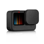 PULUZ pour GoPro HERO12 Black / 11 Black / 10 Black / 9 Black - Bouchon d'objectif de caméra en caoutchouc TPU souple résistant aux rayures, pour GoPro HERO12 Black