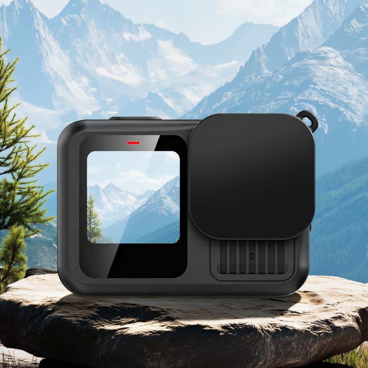 PULUZ pour GoPro HERO12 Black / 11 Black / 10 Black / 9 Black - Bouchon d'objectif de caméra en caoutchouc TPU souple résistant aux rayures, pour GoPro HERO12 Black