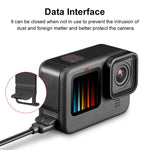 Cache latéral de batterie en plastique POM PULUZ pour GoPro HERO13 Black /12 Black /11 Black /10 Black /9 Black, cache latéral en plastique POM