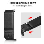 Cache latéral de batterie en plastique POM PULUZ pour GoPro HERO13 Black /12 Black /11 Black /10 Black /9 Black, cache latéral en plastique POM