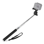 Monopode selfie extensible PULUZ pour GoPro, Insta360, DJI et autres caméras d'action, longueur : 22,5-80 cm ou 22,5-100 cm