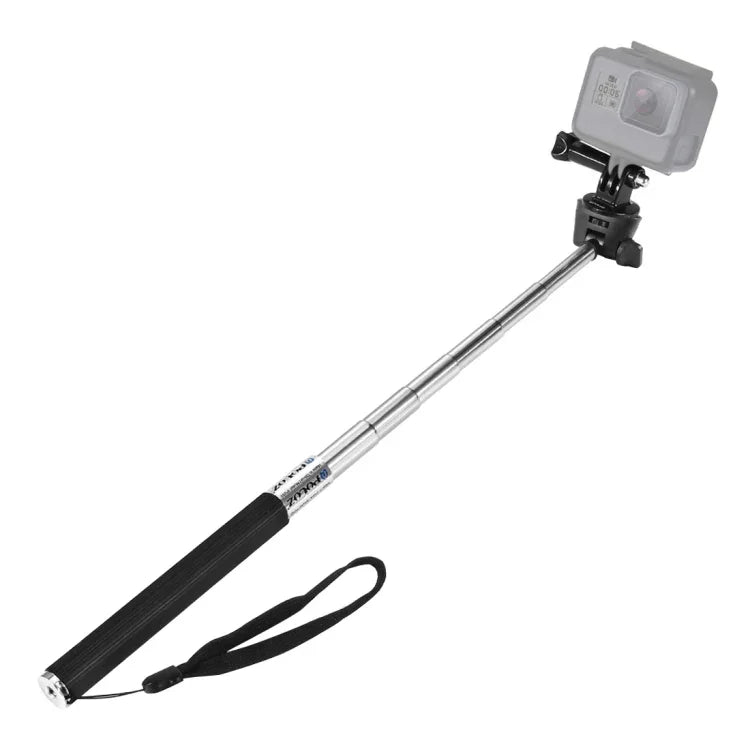 Monopode selfie extensible PULUZ pour GoPro, Insta360, DJI et autres caméras d'action, longueur : 22,5-80 cm ou 22,5-100 cm