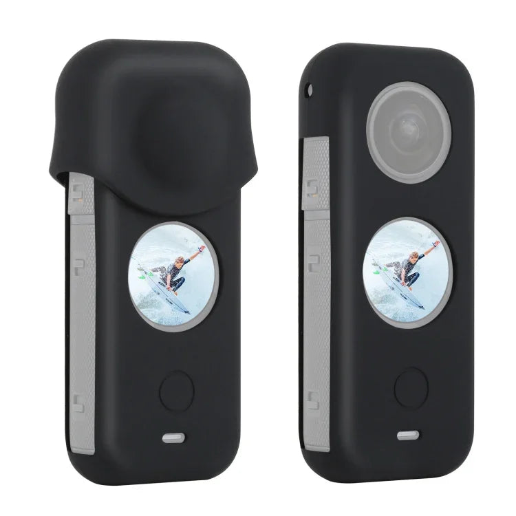 Étui de protection intégral en silicone anti-poussière PULUZ pour Insta360 ONE X2, Étui pour Insta360 ONE X2