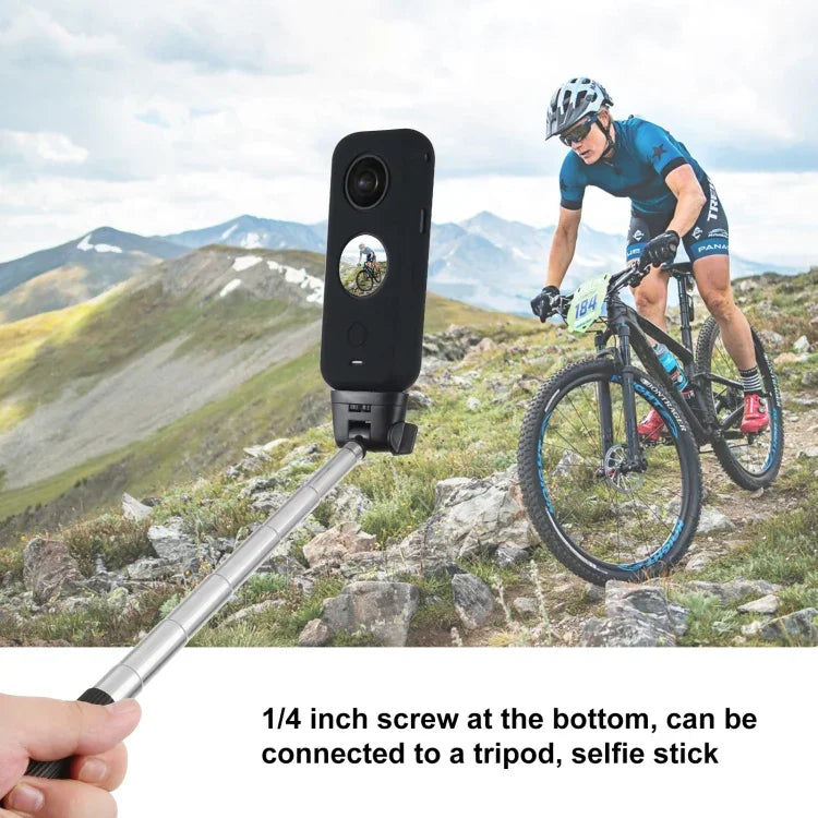 Étui de protection intégral en silicone anti-poussière PULUZ pour Insta360 ONE X2, Étui pour Insta360 ONE X2