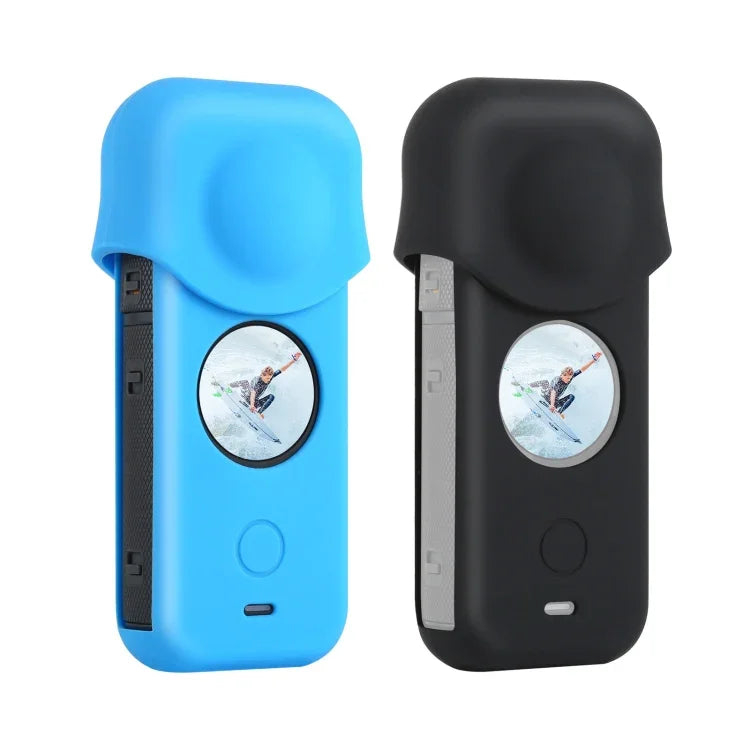 Étui de protection intégral en silicone anti-poussière PULUZ pour Insta360 ONE X2, Étui pour Insta360 ONE X2