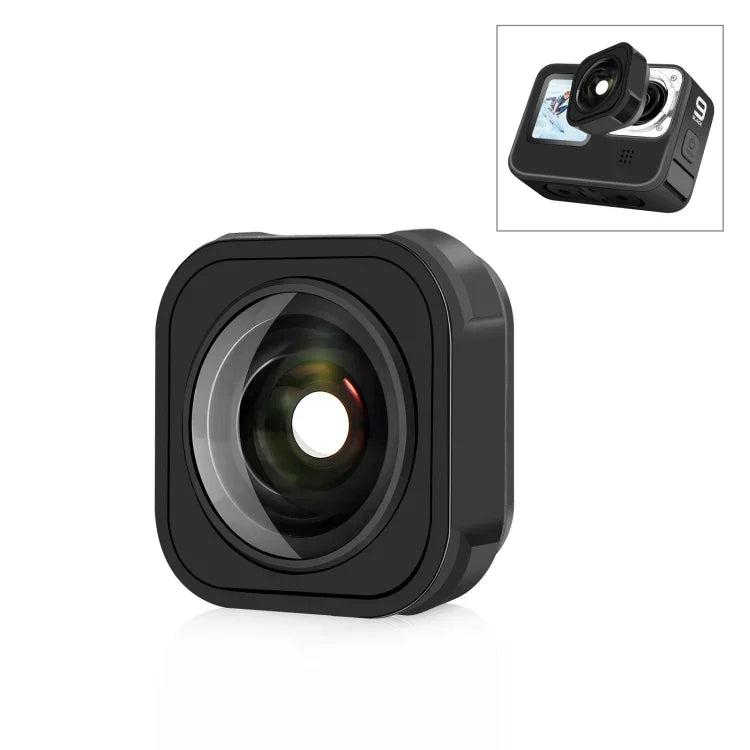 Objectif grand angle PULUZ Max Lens Mod pour GoPro Hero13 Black / Hero12 Black / Hero11 Black / HERO10 Black / HERO9 Black, Pour GoPro Hero13 Black / Hero12 Black