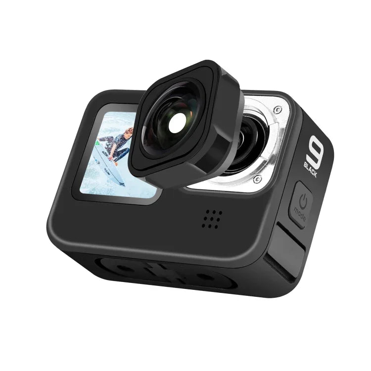 Objectif grand angle PULUZ Max Lens Mod pour GoPro Hero13 Black / Hero12 Black / Hero11 Black / HERO10 Black / HERO9 Black, Pour GoPro Hero13 Black / Hero12 Black