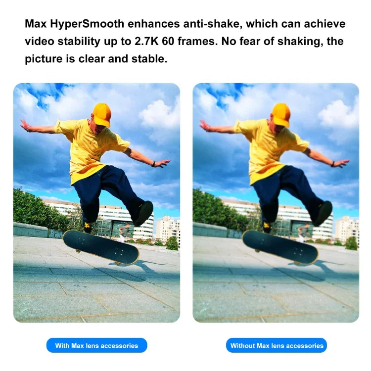 Objectif grand angle PULUZ Max Lens Mod pour GoPro Hero13 Black / Hero12 Black / Hero11 Black / HERO10 Black / HERO9 Black, Pour GoPro Hero13 Black / Hero12 Black