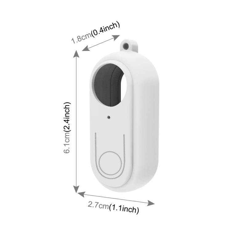 Étui de protection en silicone PULUZ avec cache-objectif pour Insta360 GO 2, pour Insta360 GO 2