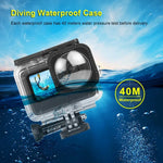 Boîtier étanche PULUZ 40 m avec boucle, fixation basique et vis pour GoPro HERO12 Black / 11 Black / 11 Black Mini / 10 Black / 9 Black Max Lens Mod, compatible avec GoPro Hero11 Black / HERO10 Black