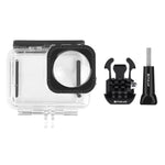 Boîtier étanche PULUZ 40 m avec boucle, fixation basique et vis pour GoPro HERO12 Black / 11 Black / 11 Black Mini / 10 Black / 9 Black Max Lens Mod, compatible avec GoPro Hero11 Black / HERO10 Black