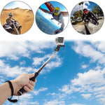 Monopode selfie extensible PULUZ pour GoPro, Insta360, DJI et autres caméras d'action, longueur : 22,5-80 cm ou 22,5-100 cm