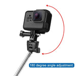 Monopode selfie extensible PULUZ pour GoPro, Insta360, DJI et autres caméras d'action, longueur : 22,5-80 cm ou 22,5-100 cm