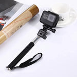 Monopode selfie extensible PULUZ pour GoPro, Insta360, DJI et autres caméras d'action, longueur : 22,5-80 cm ou 22,5-100 cm