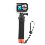 Poignées flottantes en mousse PULUZ avec sangle et base à dégagement rapide pour GoPro, Insta360, DJI et autres caméras d'action.