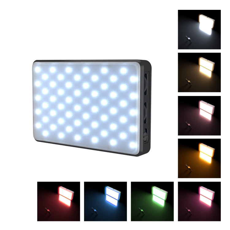 PULUZ Lumière LED vidéo diffusion en direct 2500K / 9000K 120 LEDs, lumière de remplissage beauté selfie avec filtres 6 couleurs interchangeables, 120 LEDs