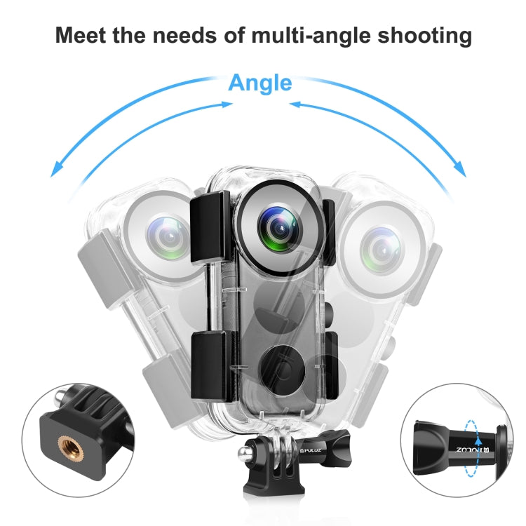 Boîtier étanche PULUZ 30 m pour Insta360 ONE X2, Boîtier sous-marin pour Insta360 ONE X2