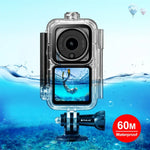 Boîtier étanche PULUZ 60 m pour caméra DJI Action 2 / Action 2 Power Combo / Action 2 Dual-Screen Combo, étui de plongée