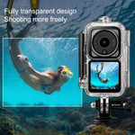 Boîtier étanche PULUZ 60 m pour caméra DJI Action 2 / Action 2 Power Combo / Action 2 Dual-Screen Combo, étui de plongée
